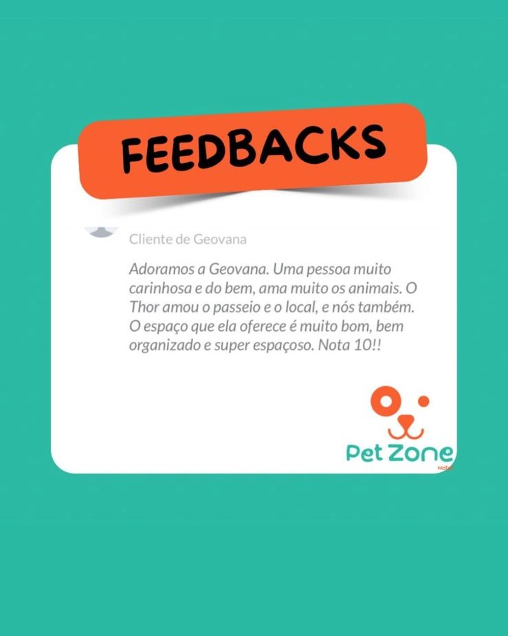 Imagem com feedback de cliente